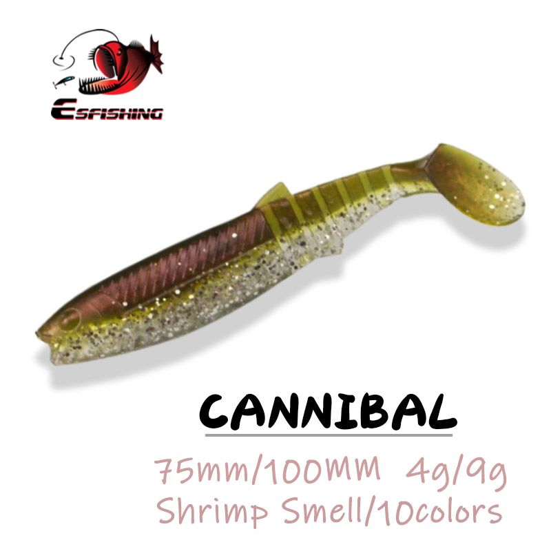 Fishing Equipment Ebay - ESFISHING Fishing Lure Cannibal 100mm Soft