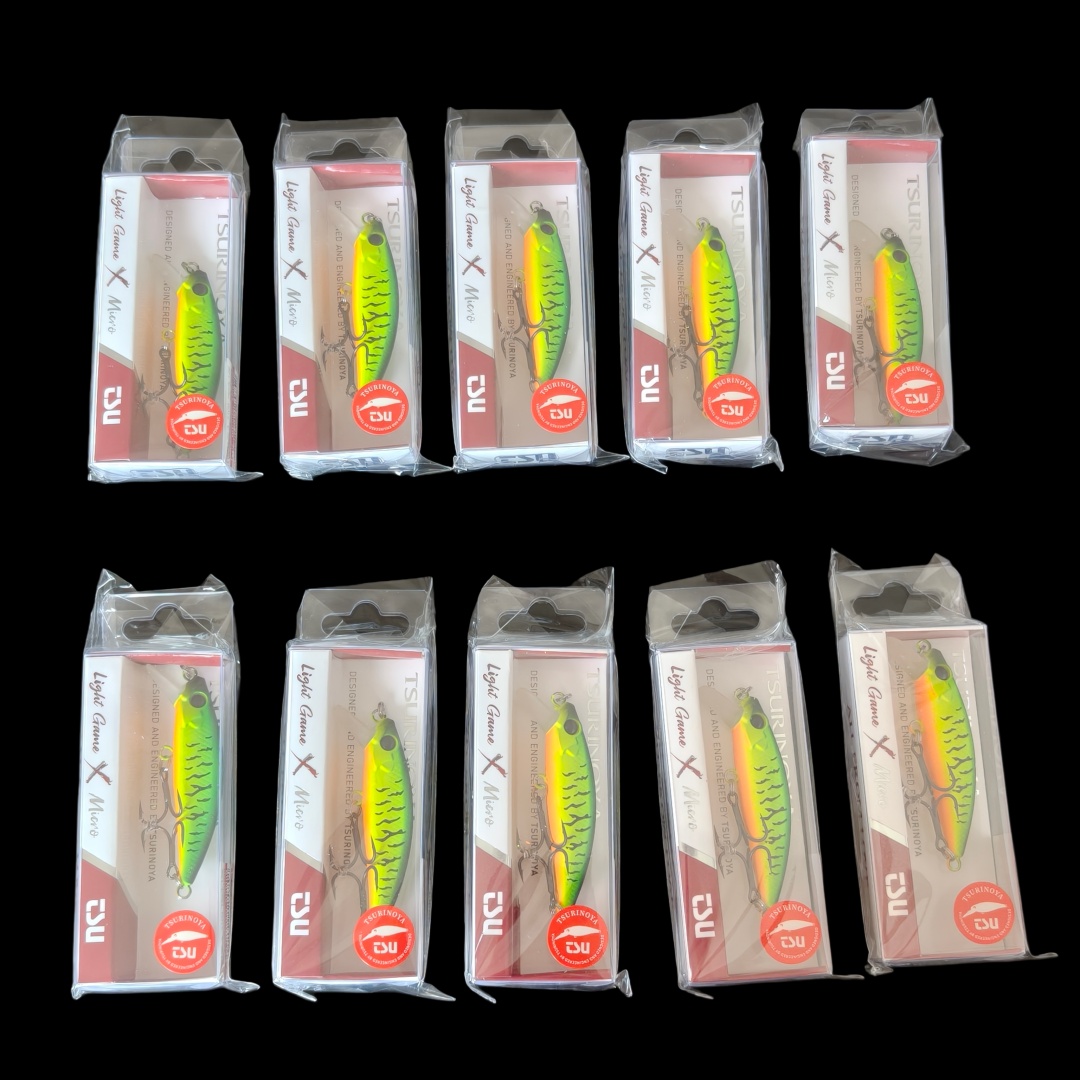 Fishing Equipment Kit - TSURINOYA 10PCS 51mm 5.8g Intruder 51S