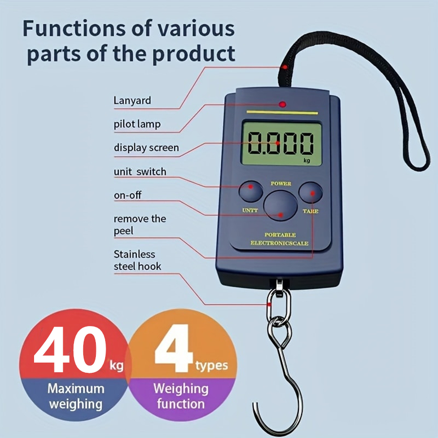 40kg Multifunctional Mini Elec - Fishing Equipment Basics recension och pris