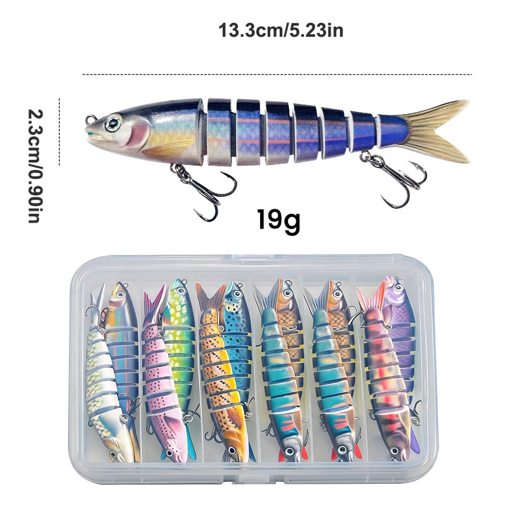 10 pcs Fishing Lures for Bass  - Fishing Equipment Kit recension och pris