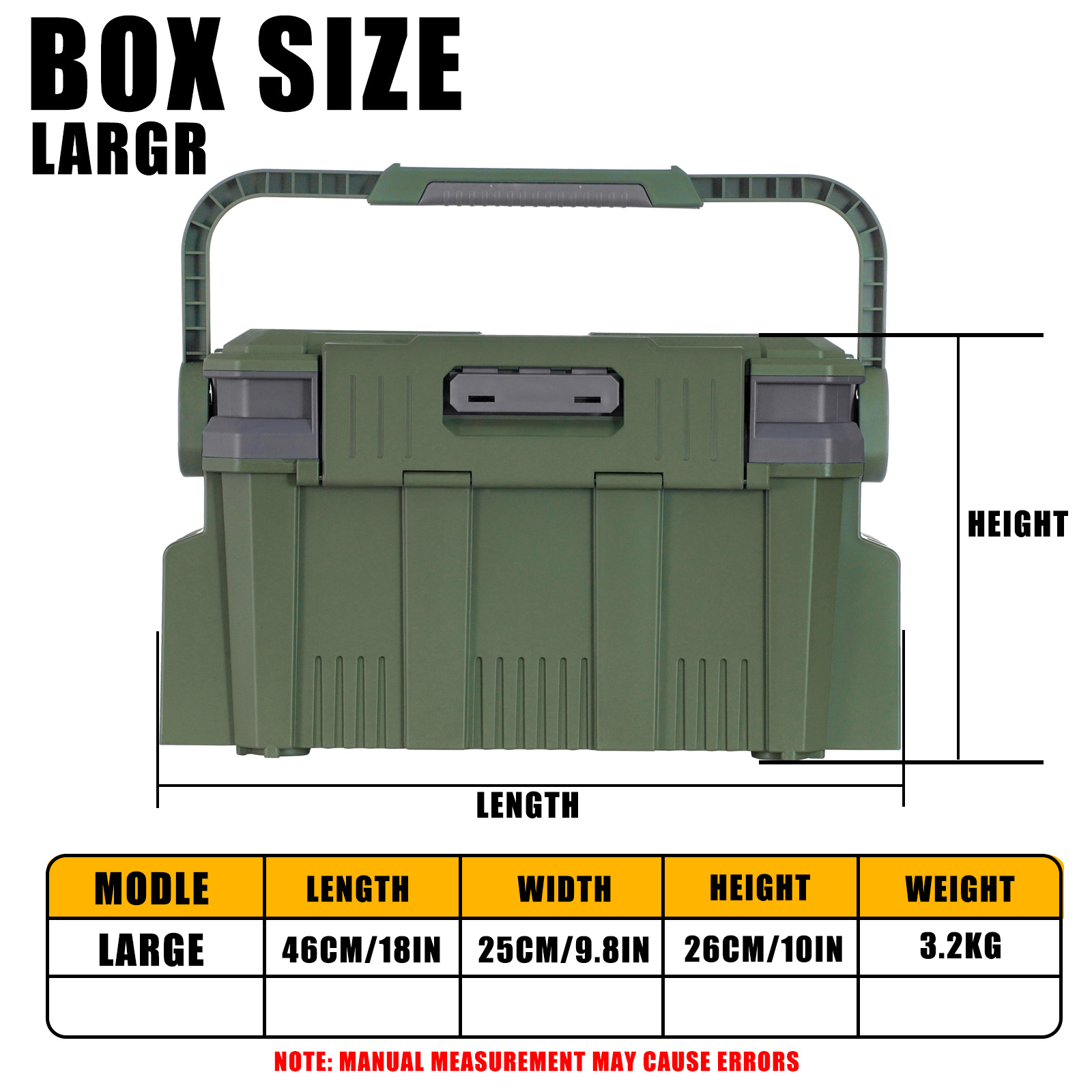 New Large Fishing Box Suit 19. - Fishing Equipment Kit recension och pris