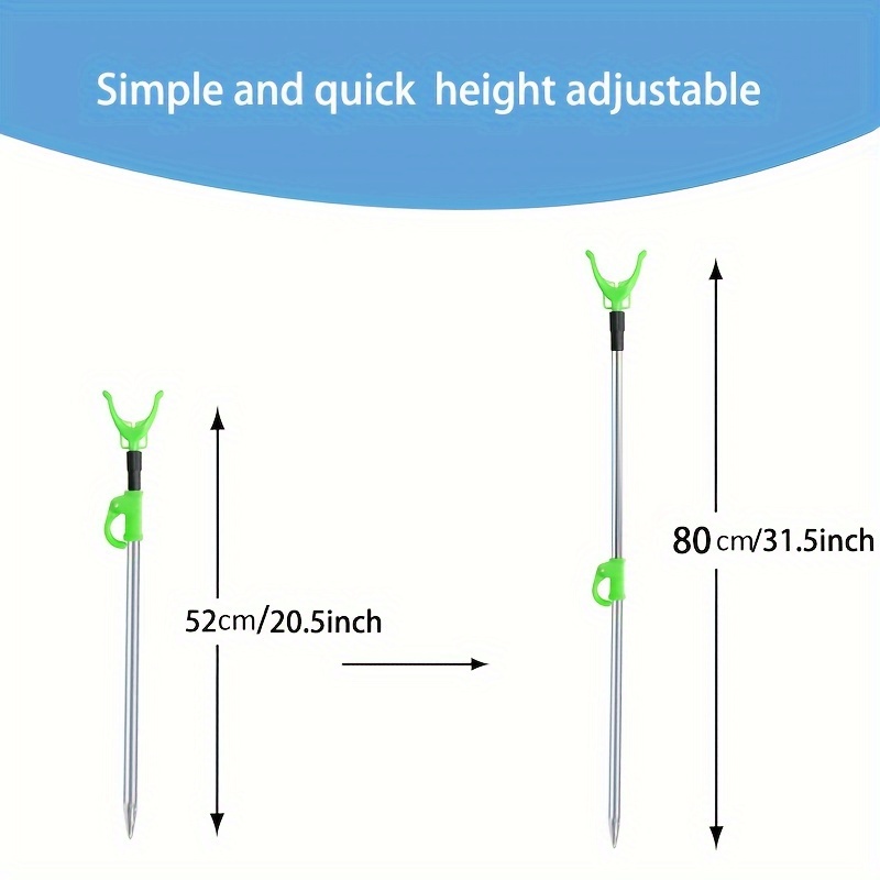 2pcs Premium Aluminum Alloy Te - Fishing Rod Pod recension och pris