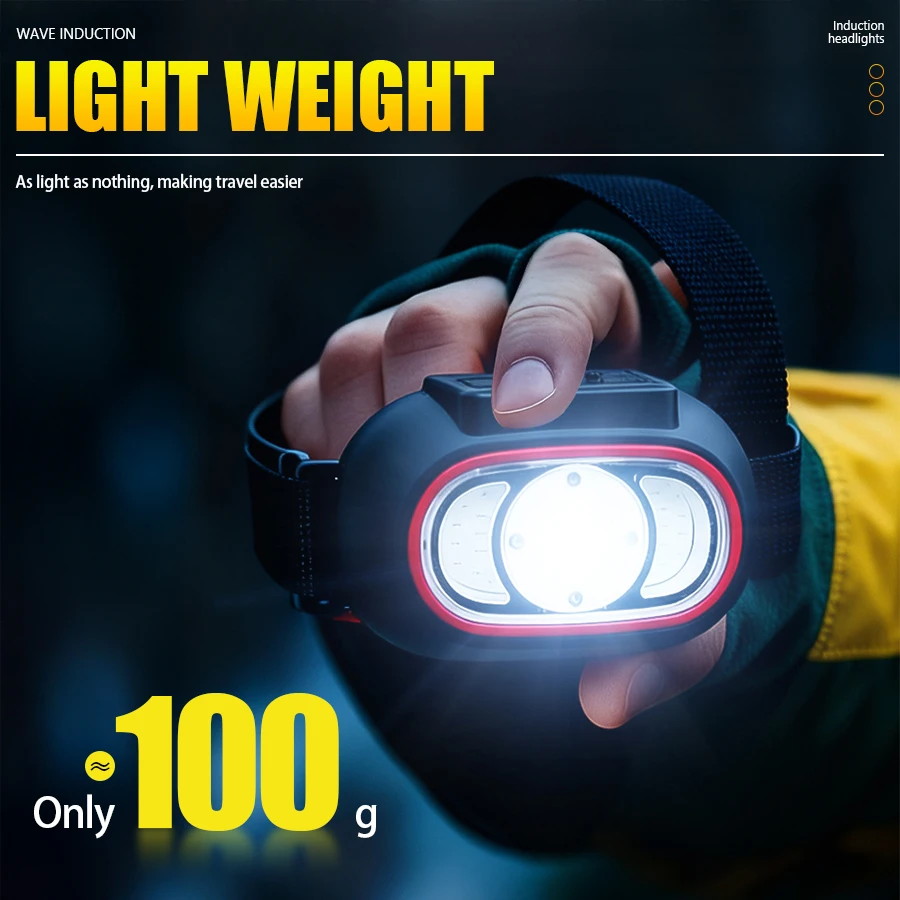 C2 Powerful 4 LED Sensor Headl - Fishing Headlamp recension och pris