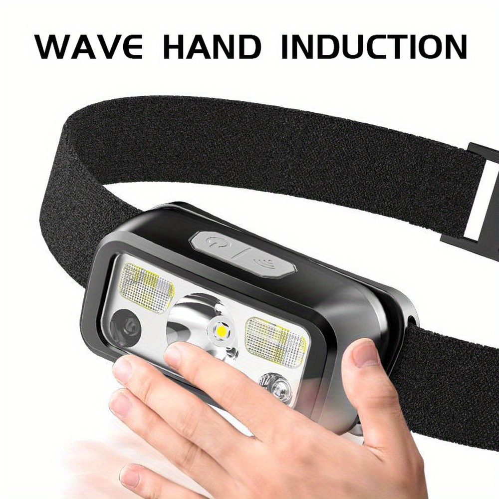 Powerful COB LED Sensor Headla - Fishing Headlamp recension och pris