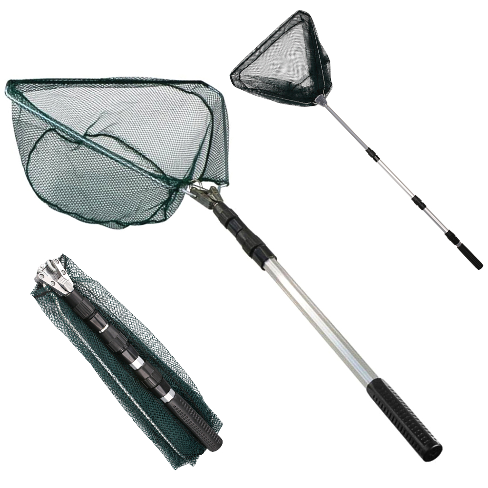 1Ultra-lightweight Foldable Fi - Landing Net Telescopic recension och pris
