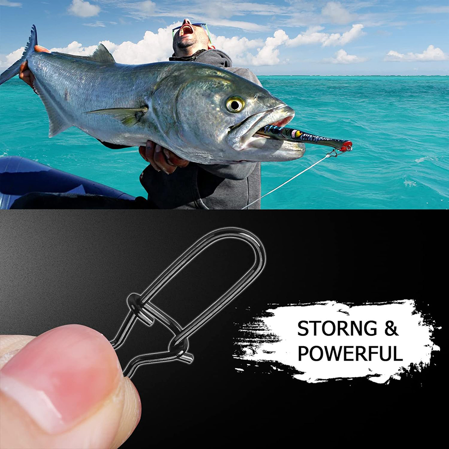 50Pcs Crankbait Snaps Stainles - Fishing Equipment Basics recension och pris