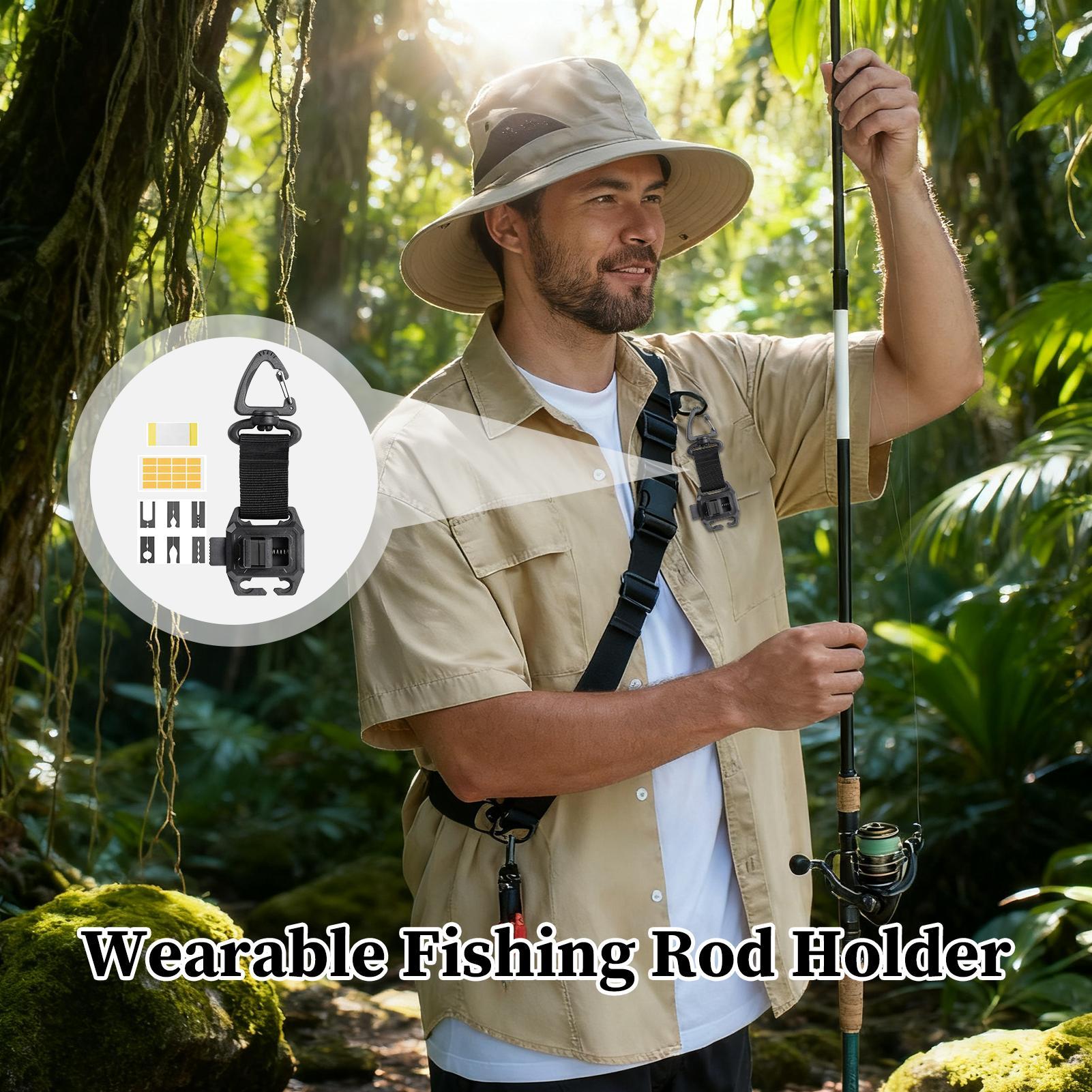 Wearable Fishing Rod Clips Hol - Fishing Rod Pod recension och pris