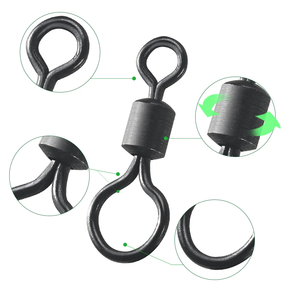 100pcs Carp Fishing Swivel Big - Fishing Equipment Basics recension och pris