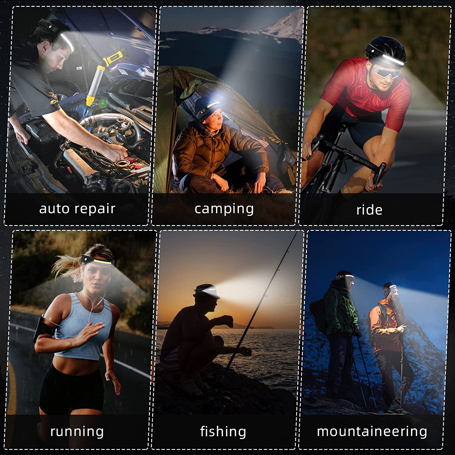 Sensor Headlamp LED Head Flash - Fishing Headlamp recension och pris