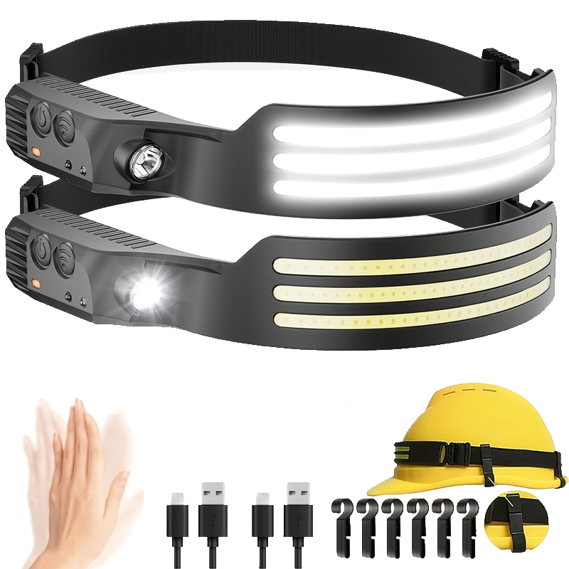 LED Sensor Headlamp USB Rechar - Fishing Headlamp recension och pris