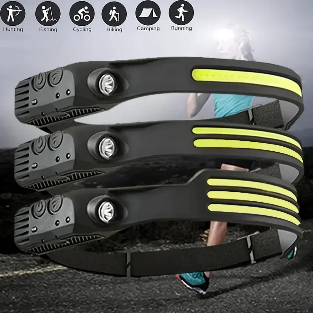 LED Sensor Headlamp USB Rechar - Fishing Headlamp recension och pris