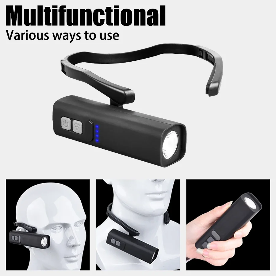 Rechargeable Ear Clip Headlamp - Fishing Headlamp recension och pris