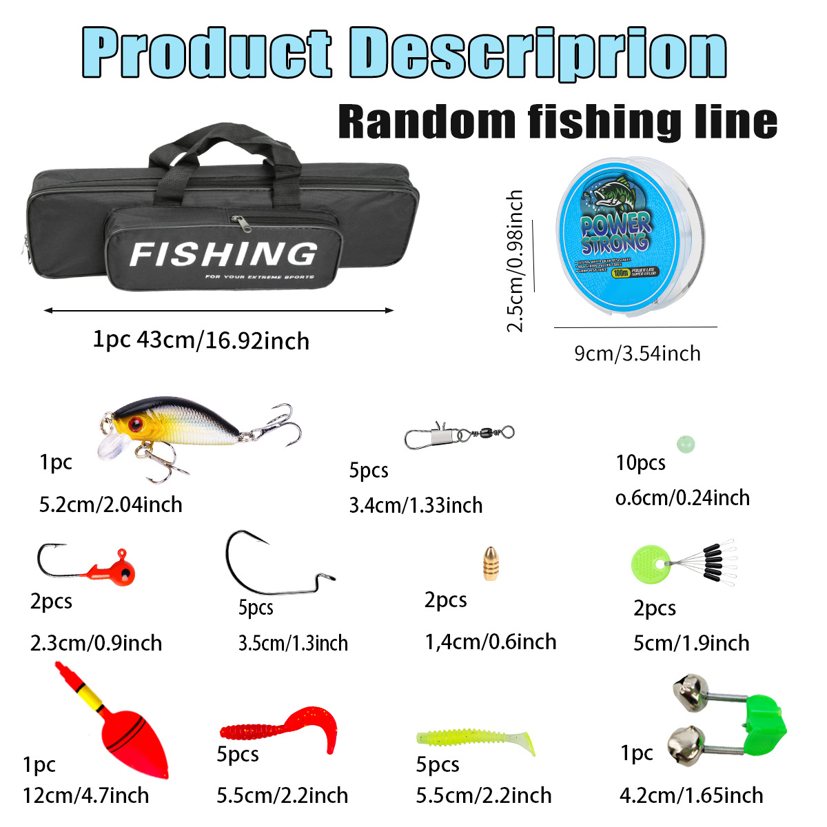 1.8 Meters Green Carbon Fiber  - Fishing Equipment Kit recension och pris
