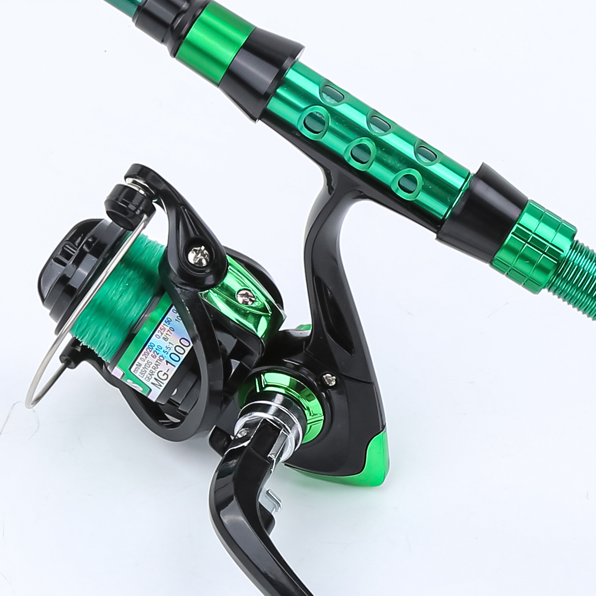 1.8 Meters Green Carbon Fiber  - Fishing Equipment Kit recension och pris
