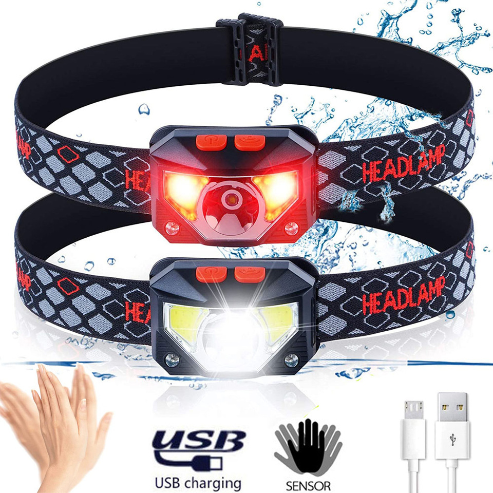 8 Modes LED Headlight Handfres - Fishing Headlamp recension och pris