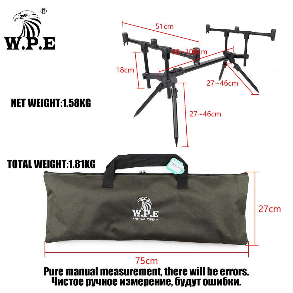 W.P.E Carp Fishing Rod Holder  - Fishing Rod Pod recension och pris