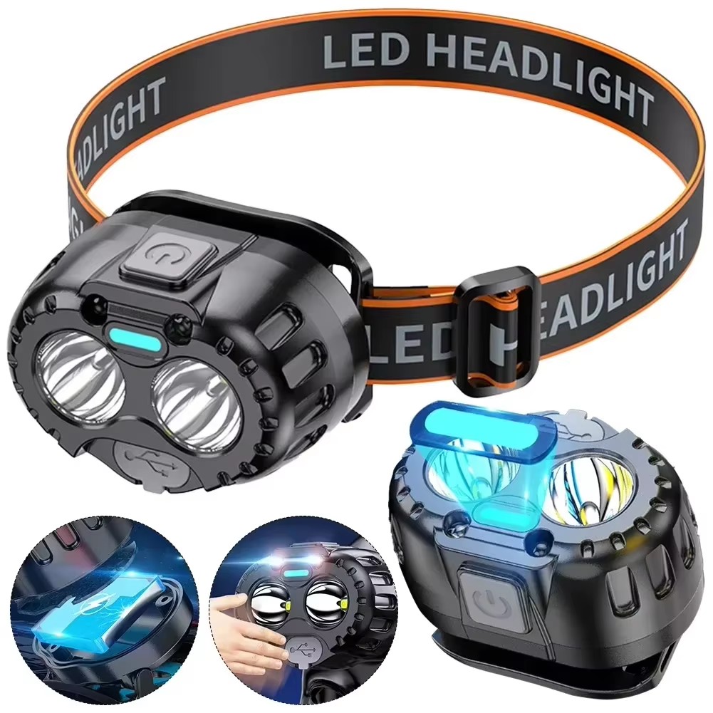 Powerful LED Headlamp IPX4 Wat - Fishing Headlamp recension och pris